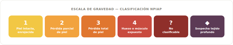 Escala de gravedad, clasificación NPIAP