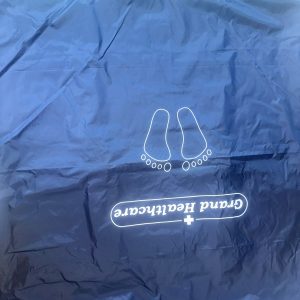 Cubierta impermeable azul Grand Healthcare con botones de presión, repuesto para colchoneta antiescaras Aries 5000